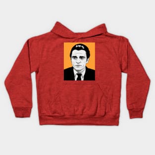 Johnny cash illustration Kids Hoodie